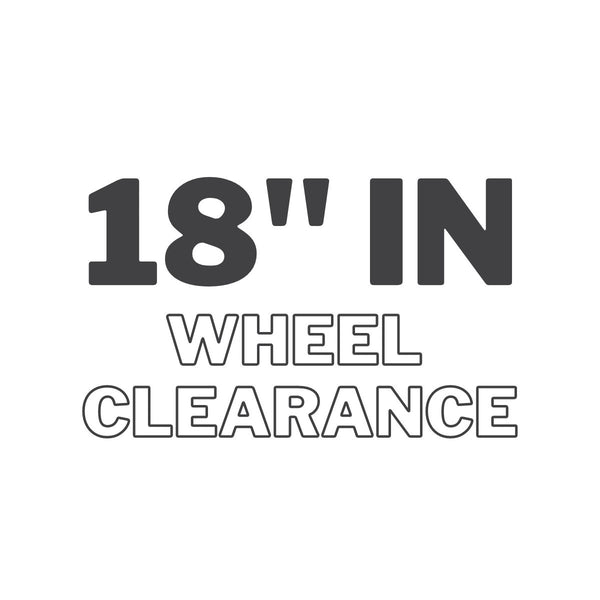 REAR 18" WHEEL BIG BRAKE KIT - R400 Forged Calipers (356mm/14in Rotors)